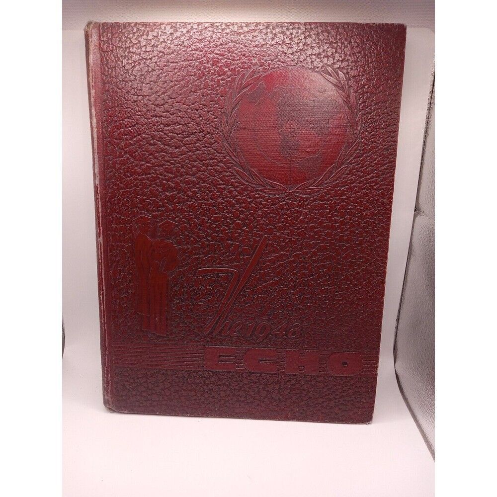 1948 Echo Yearbook Chambersburg PA Sigmned By Students